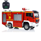 4x2 RC Fire Fighting Truck 1:14 3-speed Transmission Radio Control Fire Vehicles Lighting and Sound System Assembled and Painte