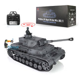 1/16 TK7.0 Customized Ver Henglong Panzer IV F2 RTR RC FPV BB IR Model Tank 3859 Metal Track Wheels W/ 360 Turret Smoke Sound