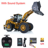 1/16 K966 KABOLITE 2.4G Hydraulic RC Loader Car Sound & Light LED System for Excavator Dumper Toys