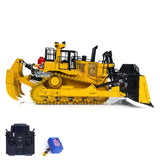 1/14 D11T Hydraulic RC Bulldozer Remote Control Dozers Heavy-duty PL18EV Smoke Sound Light Ready to Run Painted Assembled