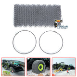Metal Tyre Chain for 1/14 K988 JDM-198 ZW370 RC Hydraulic Loader Construction Vehicle Trucks DIY Accessory Spare Parts