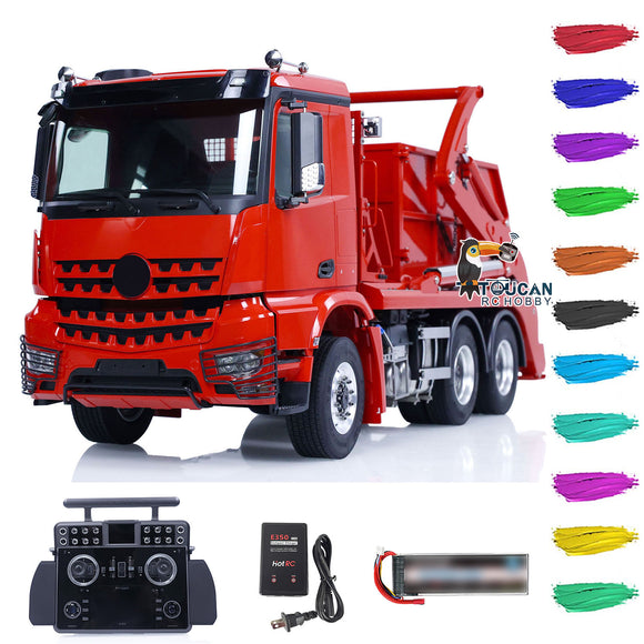 1/14 VL18U K3363 RC Hydraulic Skip Loader Metal Swing Arm Remote Controlled Loaded Dumper Simulation Hobby Model PNP/RTR