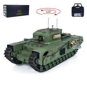 1/16 Tongde RC Battle Tank Churchill Mk.VII Electric Infantry Fighting Remote Controlled Military Vehicles Painted and Assembled