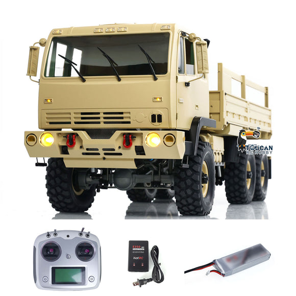 Cross RC FC6 1:12 RTR RC Military Truck Model Cars 6WD Off-road Vehicle with Light Sound System Smoke Unit Painted and Assembled