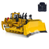 1:14 Hydraulic RC Bulldozer D11T Metal Remote Control Dozers Smoke Lights Sounds Multi-Function Control Assembled and Painted