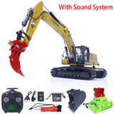 Kabolite 1/18 RC Hydraulic Excavator K961 100S RTR Remote Control Digger Sounds with Ripper Electric Breaker Hammer Claw