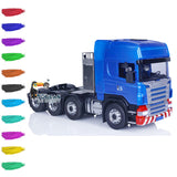 TOUCAN Painted 8x8 Metal Heavy Chassis 1/14 RC Tractor Truck DIY Hercules Cabin Model RTR Remote Control Car Sound Lights