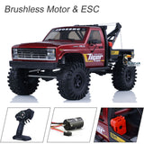 CROSSRC EMO X3 1/8 Remote Control Rescue Towing Car 4x4 Rock Crawler Car Model 8IGHT-FOC Brushless Motor ESC Differential Lock