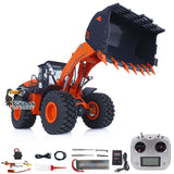 Metal Hydraulic RC Loader 1/14 ZW370 JDM 198 Ready To Run Radio Control Construction Vehicle W/ Light System I6S Transmitter