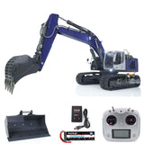 Metal 1:14 Hydraulic Remote Control Metal Excavator for Model 945 With Bucket Quick Coupler Light Rotating Light Radio Control