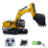 Metal 1/14 374F Hydraulic RC Excavator Remote Controlled Engineering Vehicles Assembled & Painted Light Sound System