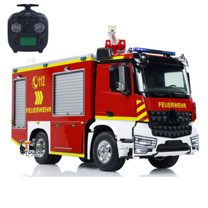 4x2 1/14 RC Fire Vehicles 3-speed Transmission Radio Control Fire Fighting Truck Three-Speed Transmission Lighting and Sound System