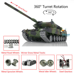 Heng Long 1/16 TK7.0 Edition Leopard2A6 RTR RC Tank 3889 Barrel Recoil –  TOUCAN RC HOBBY