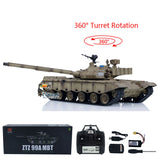 2.4G Henglong 1/16 7.0 Plastic Chinese 99A RTR RC Tank Radio Controlled Panzer 3899A 360 Turret DIY Toys Gifts