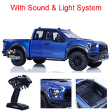 JDM 1:10 RC Crawler Car F150 Remote Control Off-road Vehicles Sound Light System Painted and Assembled Emulated Car Hobby Models