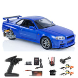 Capo 1/8 R34 RTR 4WD RC Drift Racing Car Metal Radio Controlled High-speed Vehicle Brushless Motor Painted Assembled DIY Model