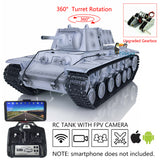 1/16 Scale TK7.0 Plastic Henglong FPV KV-1 Remote Controlled Ready To Run Model Tank 3878 360 Turret Steel Gearbox Tracks Idlers