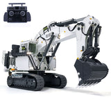 1/20 Scale Metal Hydraulic RC Excavator for 996 w/ Pump Valve ESC Motor Smoking Frsky taranis XE radio controller