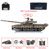 2.4G Henglong 1/16 7.0 99A RTR RC Tank Remote Controlled Panzer 3899A W/ 360 Turret Metal Tracks Gifts for Adults Children