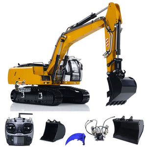 1/14 946 9CH Tracked Hydraulic RC Excavator Metal Remote Control Construction Vehicle Model Ripper Tiltable Bucket