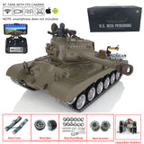 1/16 Scale TK7.0 Henglong Customized Version M26 Pershing Ready To Run Radio Controlled Model Tank 3838 Metal Track Wheels FPV