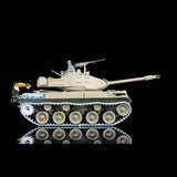 1/16 Scale TK7.0 Upgraded Henglong Metal Version Walker Bulldog RTR RC Tank 3839 360 Turret Barrel Recoil FPV Sprockets Idlers