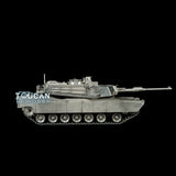 60KG 1239MM Henglong 1/8 Scale Full Metal USA M1A2 Abrams RTR RC Tank 3918 Battery with Pivot steering Light Sound