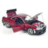 Capo 4x4 1/8 RC Drift Racing Car R34 RTR Metal High-speed Cars Brushless Motor Magnesium Alloy Car Shell All CNC parts