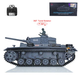 2.4Ghz Henglong 1/16 Scale TK7.0 Plastic Version German Panzer III L RTR RC Model Tank 3848 with 360 Turret Smoke Sound BB IR