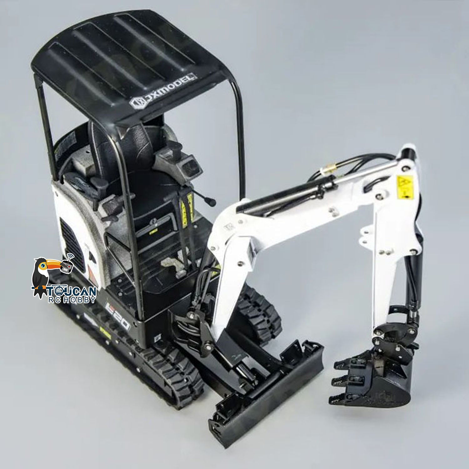 JXMODEL 1 14 E20 Mini RC Hydraulic Excavator Remote Control Digger Sim toucanhobby