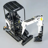 JXMODEL 1/14 E20 Mini RC Hydraulic Excavator Remote Control Digger Simulation Construction Vehicle Models Sounds Light