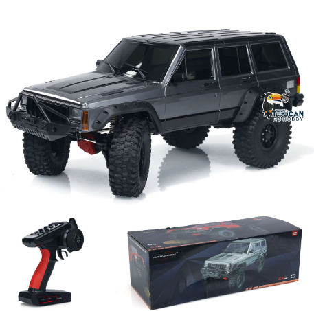 CN Stock Second-hand 99%New 1/10 RC Off-road Crawler 4WD  Truck Differential Lock Lights Radio Control Model