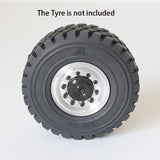 Metal Rear Front Wheel Hubs for JD Model 1/14 RC Rally Truck Radio Control Crawler Climbing Electric Car Construction Vehicle