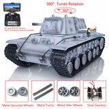 Henglong 1/16 Scale TK7.0 Upgraded Soviet KV-1 Ready To Run Remote Controlled Tank 3878 FPV 360 Turret Metal Tracks Sprockets