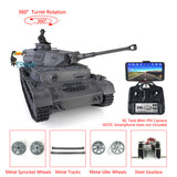 1/16 Scale TK7.0 Upgraded Henglong Panzer IV F2 RTR RC FPV Model Tank 3859 360 Turret Tracks Sprockets Idlers Road Wheels