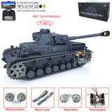 1/16 Scale TK7.0 Upgraded Henglong Panzer IV F2 RTR RC FPV Model Tank 3859 360 Turret Tracks Sprockets Idlers Road Wheels