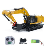 Metal 1/14 374F Hydraulic RC Excavator Remote Controlled Engineering Vehicles Assembled & Painted Light Sound System