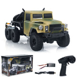 1/18 RC Rock Crawler Car Hobby Plus 6x6 Remote Control Electric Off-road Vehicle with Motor Servo ESC Controller Light System