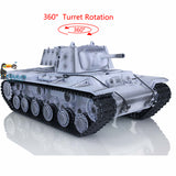 2.4G Henglong 1/16 Scale TK7.0 Plastic Soviet KV-1 Ready To Run Remote Controlled Tank 3878 360 Turret Tracks Sprockets Idlers