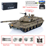 2.4G Henglong 1/16 7.0 99A RTR RC Tank Remote Controlled Panzer 3899A W/ 360 Turret Metal Tracks Gifts for Adults Children