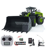 XDRC 1/14 Scale Metal Hydraulic RC Loader WA470 Remote Control Wheeled Trucks RTR Model W/ Light Sound Radio Battery