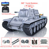 Henglong 1/16 Scale TK7.0 Customized Soviet KV-1 FPV Ready To Run Remote Controlled Tank 3878 W/ Metal Tracks Wheel 360 Turret