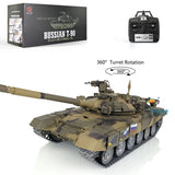 Customized Ver Henglong 1/16 TK7.0 Russian T90 Ready To Run Remote Controlled Tank 3938 W/ 360 Metal Road Wheels Red Eyes