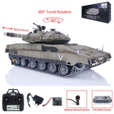 Heng Long 1/16 IDF Merkava MK IV RC Battle Tank Full Metal Chassis Barrel Recoil Kits BB Pellets Laser Aiming Light