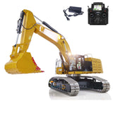 Metal Assembled Painted Hydraulic 1/8 390F RC Excavator Heavy Duty Construction Vehicles Hobby Models PL18EV Light Sound System