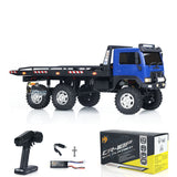 CR18P Flatbed Truck 6x6 RTR RC Rock Crawler 1/18 Scale Off-Road Truck 2-Speed Lights