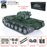 Henglong 1/16 Scale TK7.0 Customized Soviet KV-1 FPV Ready To Run Remote Controlled Tank 3878 W/ Metal Tracks Wheel 360 Turret