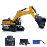 Kabolite K980 1/14 Hydraulic RC Excavator SY980H Giant PL18 Lite Radio Control Digger Metal Manual Quick Release Coupler Electric Hammer Ripper