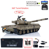 Henglong 1/16 FPV 7.0 Chinese 99A RC Tank 3899A 360 Turret Steel Gearbox Radio Controlled Military Vehicle Hobby Model DIY Toy Car