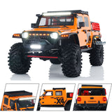 AWD CROSSRC EMO X4 1/8 RC Off Road Vehicle 4x4 Radio Controlled Crawler Car Front Rear Differential Lock Axle 2Speed Gearbox